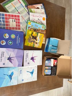 NEW - Homeschool Curriculum + Manipulatives + Books (Grade 4)