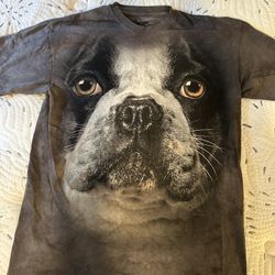Gorgeous Vintage The Mountain Pug Shirt Size L