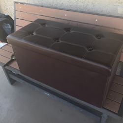 Brown Foot Stool Size 30 L 15 W 