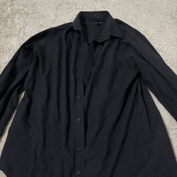 Black Button-Up