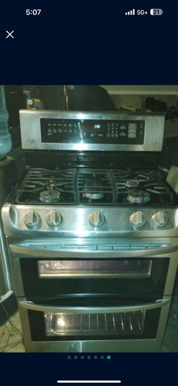 Gas Stove 5 Burners And Dloble Oven Everything Work Great 👍 Gas Estufa 5 Fogones Doble Horno