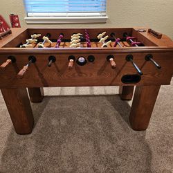 All Wood Foosball Table