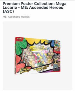 Mega Lucario Poster Collection Ascended Heroes