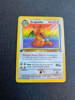 Dragonite 19/62 Fossil First Edition