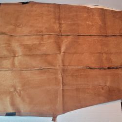 Full Hide Upholstry  34" x 26"  Brown Tan Cowhide Genuine Leather