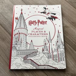 harry potter places and characters coloring book