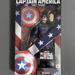 New Hasbro Marvel Legends Series Captain America John F. Walker 6” Action Figure