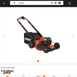 ECHO
21 in. 56-Volt Cordless Battery Walk Behind Push Lawn Mower Tool
Only