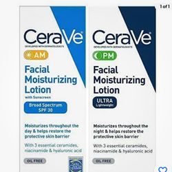 CeraVe AM/PM Facial Moisturizing Lotion 