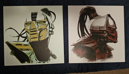 Mortal Kombat 3D Printed Art