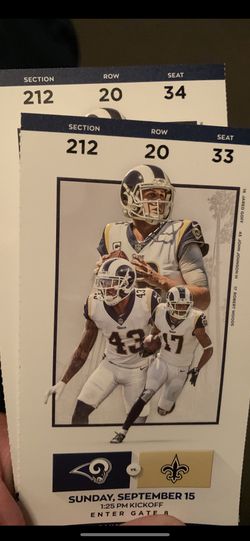 Rams vs Saints