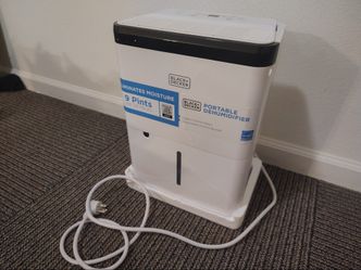 black + decker portable dehumidifier