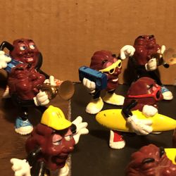 vintage California Raisin Figures.    (1988 )    61 pieces available Read All 