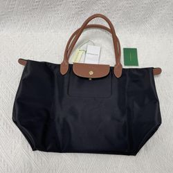 Women's Longchamp Le Pliage Original Tote Bag size large Black