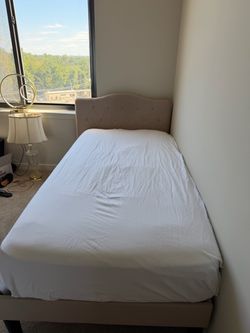 Twin Bed Frame + Mattress