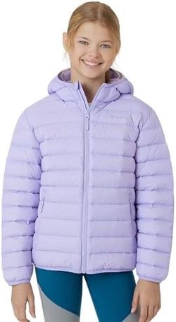 Brand new no tags Eddie Bauer Girls' Jacket - CirrusLite Weather Resistant Down Coat for Girls - Insulated Quilted Bubble Puffer size L 14