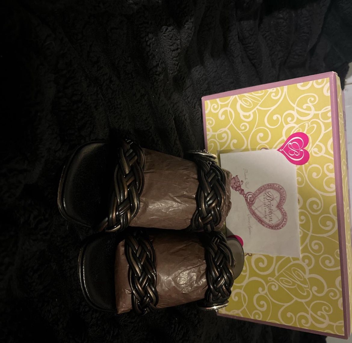 Brown And Tan Sandals