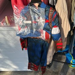 captain america custume small for toddler 