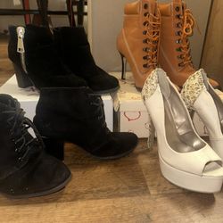 Boots/Heels Size 8