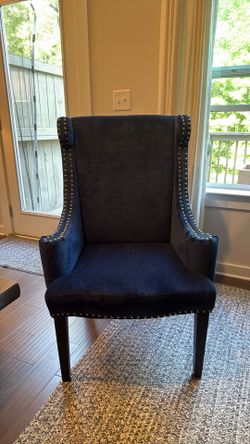 Blue Accent Chair