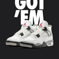 Jordan 4 Retro
White Cement FV5029-100