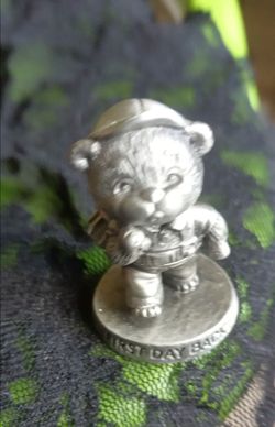 Avon pewter bear