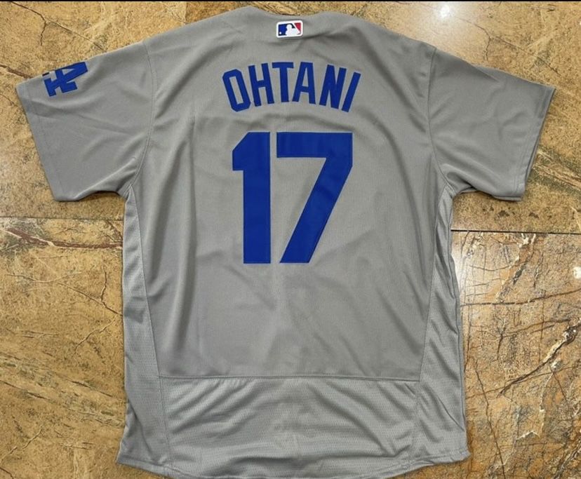 Ohtani Grey Home Jersey All Stitched 