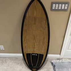 Carbon Fiber And Wood Skim Board 