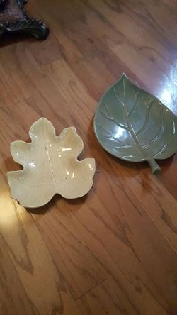 Ceramic Leaf Shape Plates