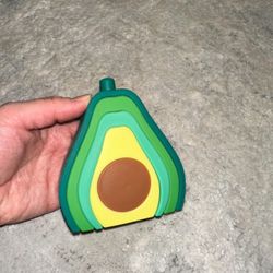 Silicone Avocado Stacker Toy