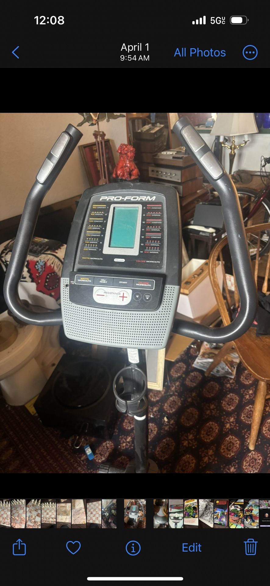 Some Pro-form Exercise Bike.