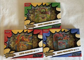3 Ascended Heroes Ex Boxes