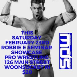 Pro wrestling training seminar with impact wrestling Robbie E