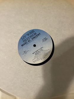 Boogie Funk 12” Marc St Vincent Why Dont You Call