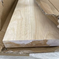 Plank Of Hardwood Lumber 3/4 In Thick And 4 In Width 8 Ft