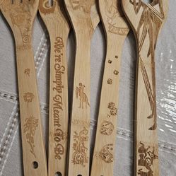 Nightmare before christmas wooden spoons new
