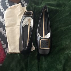 Tory Burch Georgia Ballet Goat Leather Size US 9.5