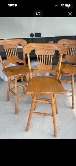 3-Wood Bar Stools