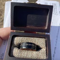 Men’s tungsten Wedding band