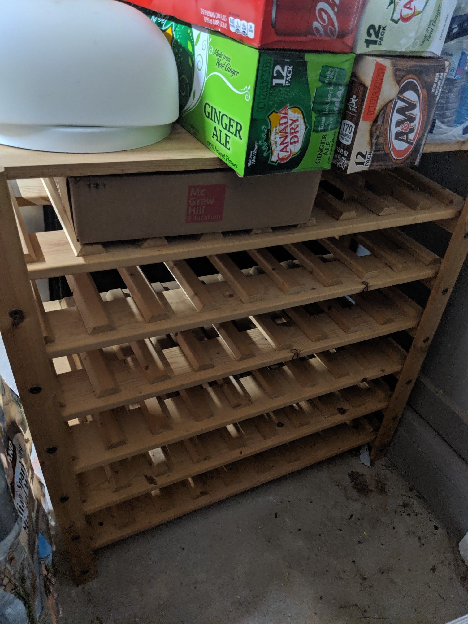 Ready-to-finish Wine Rack