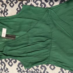 Green Top New With Tags Banana Republic