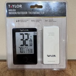Taylor Wireless Indoor/Outdoor Thermometer – Brand New, Sealed