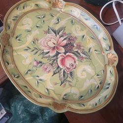 Decorative Ceramic Serving Tray