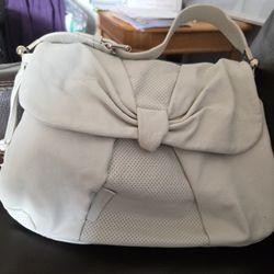 Marc Jacob's White Handbag Purse Tote 15" X 9" X 6"