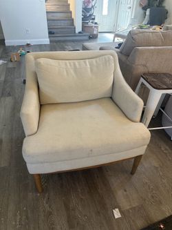 Cream Accent Chair