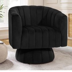 Brand New Velvet Swivel Chair