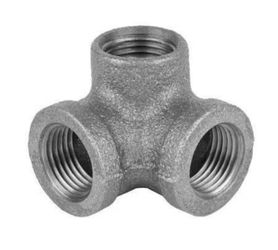 Lot of 3 STZ 1 in. Black Iron Side Outlet 90 Degree Elbows