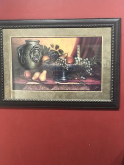 Large BEAUTIFUL picture. Perfect for dinning room or kitchen