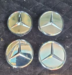New Mercedes-Benz Chrome Center Caps