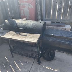 Bbq Pit With Smoker